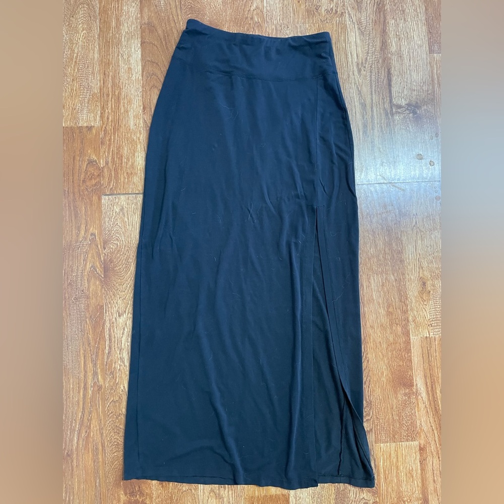 Athleta S Navy Maxi Skirt